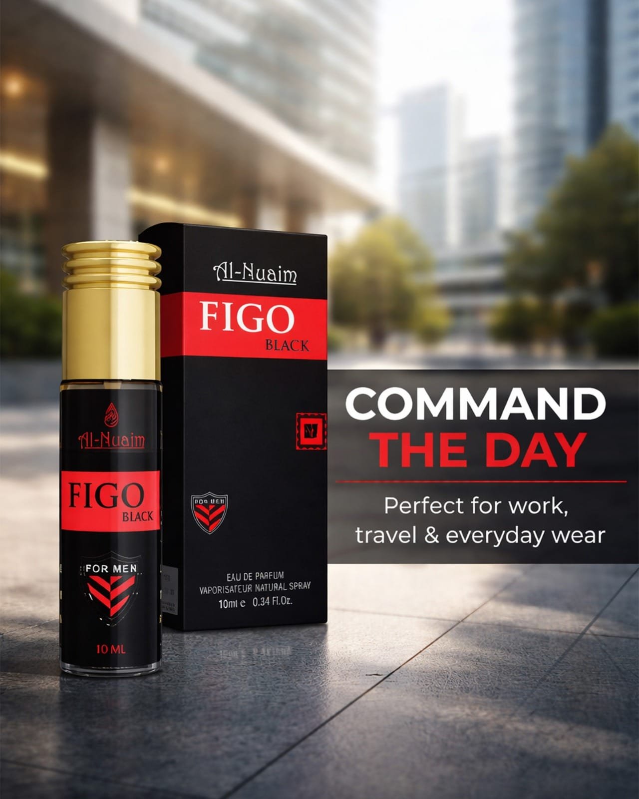 Figo Black Perfume EDP 10ml